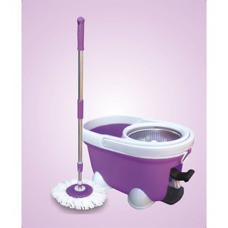 THÙNG CHỔI LAU NHÀ 360 ĐỘ TẶNG 1 BÔNG LAU [Sãn hàng]