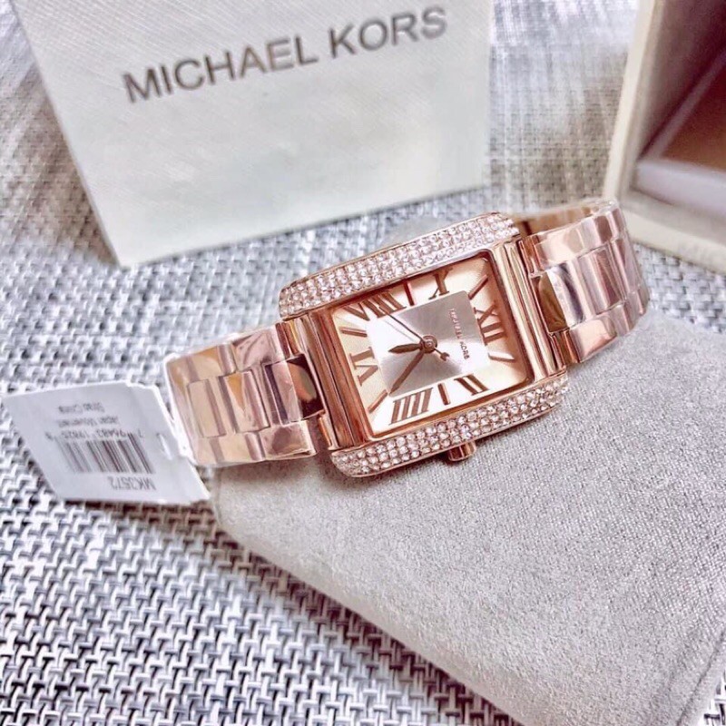 Đồng hồ nữ mặt chữ nhật Michael kors MK3572
