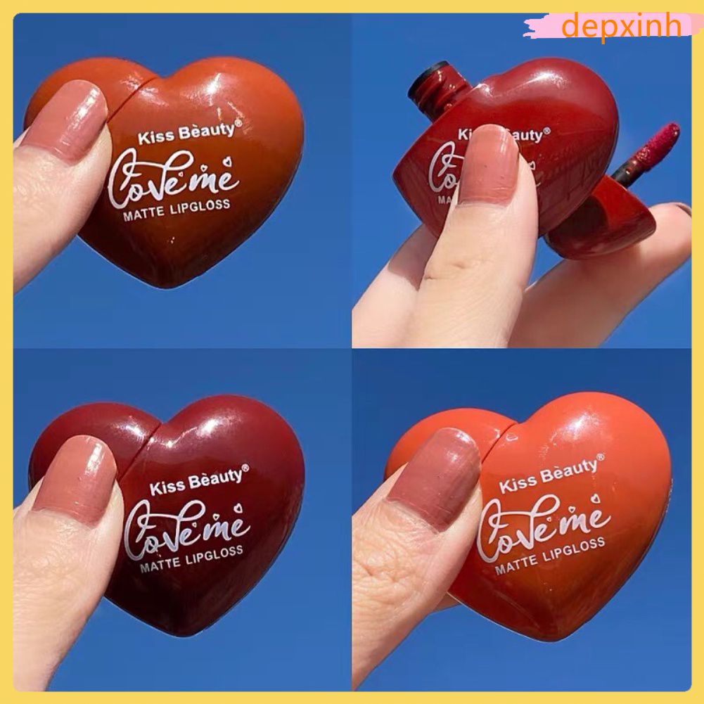 Son Môi KISS BEAUTY Chống Thấm Nước Và Chống Dính Cao Cấp