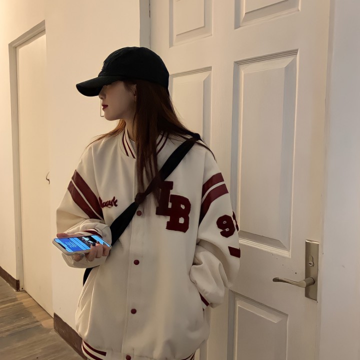 Áo khoác varsity jacket nam nữ bomber uniex LB