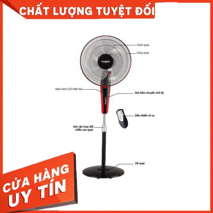 Quạt Cây Hyundai Chính Hãng HDE 6100 Có Điều Khiển Từ Xa, Bảo hành 12 tháng [FreeShip Xtra] | BigBuy360 - bigbuy360.vn