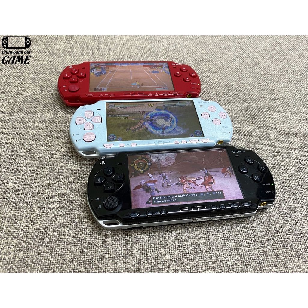 Máy PSP 2000 (Miễn phí cài Game, Phụ kiện đầy đủ)