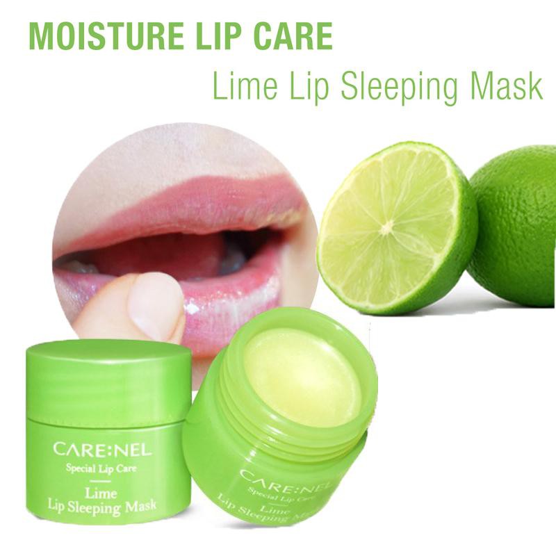 Mặt Nạ Ngủ Dưỡng Ẩm Sâu Cho Môi Care:nel Lip Sleeping Mask - Lime (Hương Chanh)