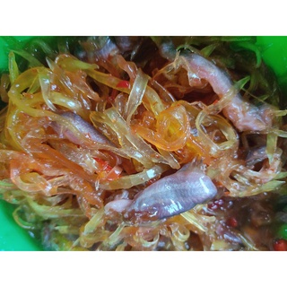 Mắm cá chốt trộn đu đủ