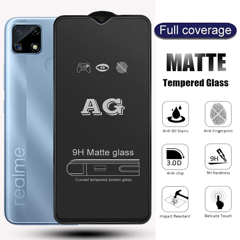 Kính cường lực chống ánh sáng xanh bảo vệ mắt cao cấp dành cho Realme C21Y GT Neo C35 C25s C25 C21 C20 C17 C15 C12 C11 2021 C3 C3I C2 5g 4g