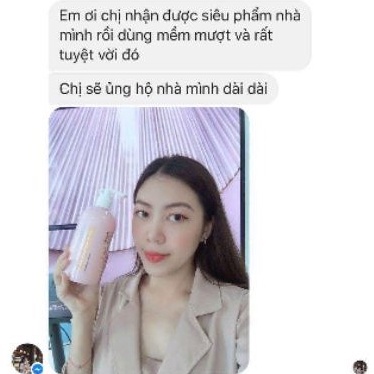 Cặp dầu gội xả collagen Chiko khóa màu, kiềm dầu sạch gầu siêu mềm mượt