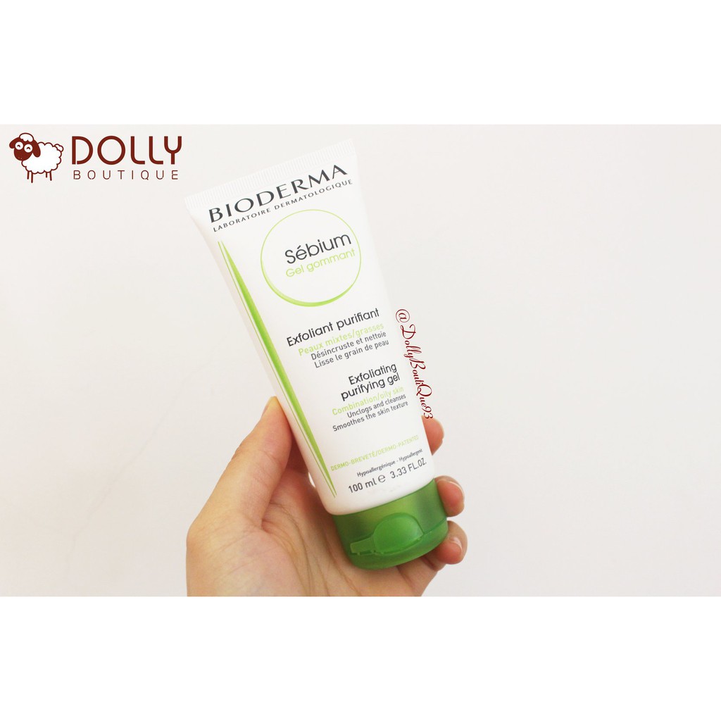 TẨY DA CHẾT DÀNH CHO LÀN DA NHẠY CẢM BIODERMA SEBIUM GEL GOMMANT