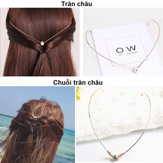 Băng đô cài tóc 2 kiểu Hàn Quốc