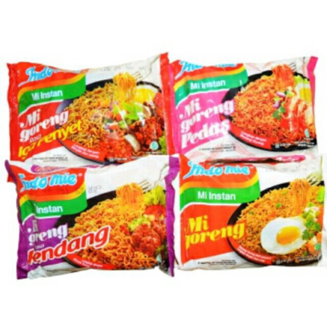 [Mã 151FMCGSALE giảm 8% đơn 500K] MÌ TRỘN INDOMIE 4 VỊ