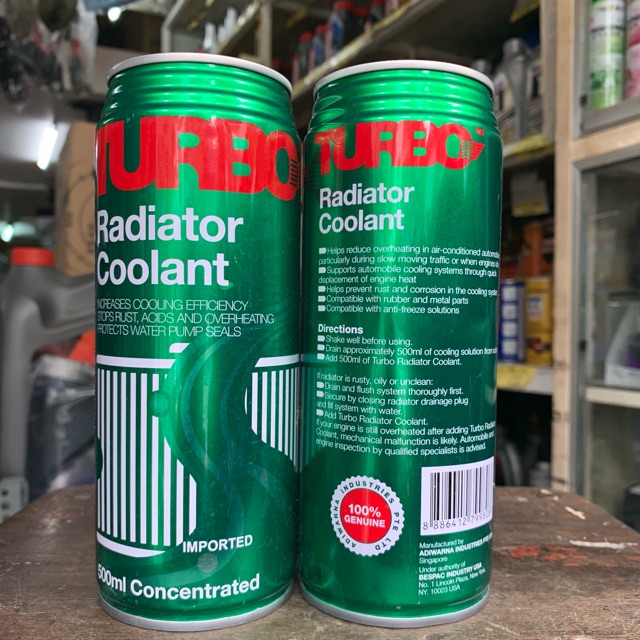 Nước Làm Mát Động Cơ Turbo Radiator Coolant 500ml màu xanh