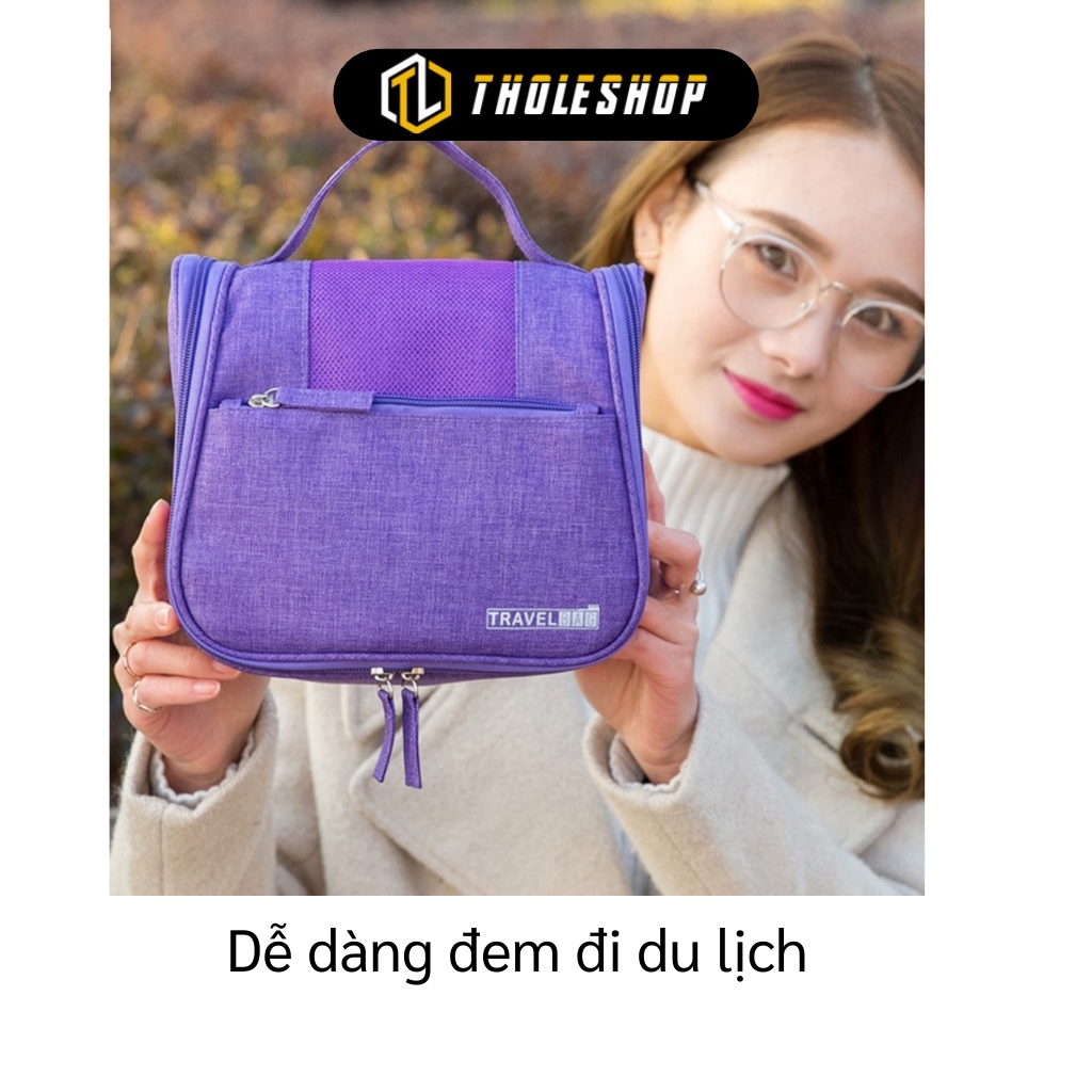 Túi Đựng Mỹ Phẩm - Túi Đựng Đồ Trang Điểm Du Lịch Đa Năng Có Móc Treo TravelBag 7919
