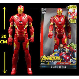 SIÊU NHÂN NGƯỜI SẮT - IRON MAN ( CÓ ĐÈN VÀ ÂM THANH GIỌNG NÓI ) CAO CẤP LOẠI TO