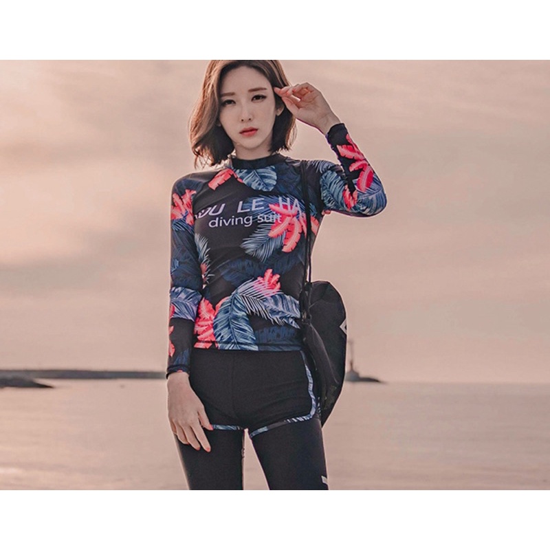 (có sẵn, mẫu mới) Set đồ bơi dài tay, quần dài mẫu mới nhất