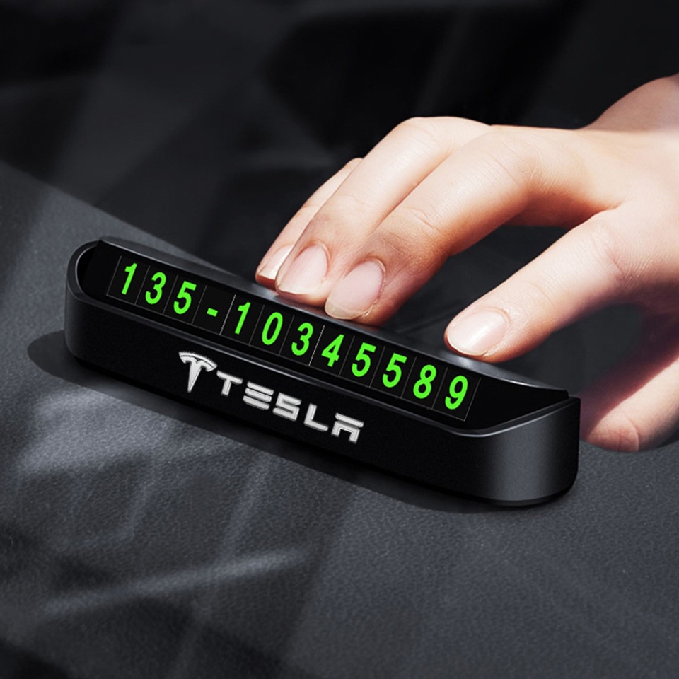 Thẻ Đậu Xe Tạm Thời Chuyên Dụng Cho Xe Hơi Tesla Model 3 X Y S 2021 2022 3