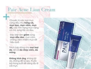 [Chọn size] Kem trị mụn pair Nhật Bản