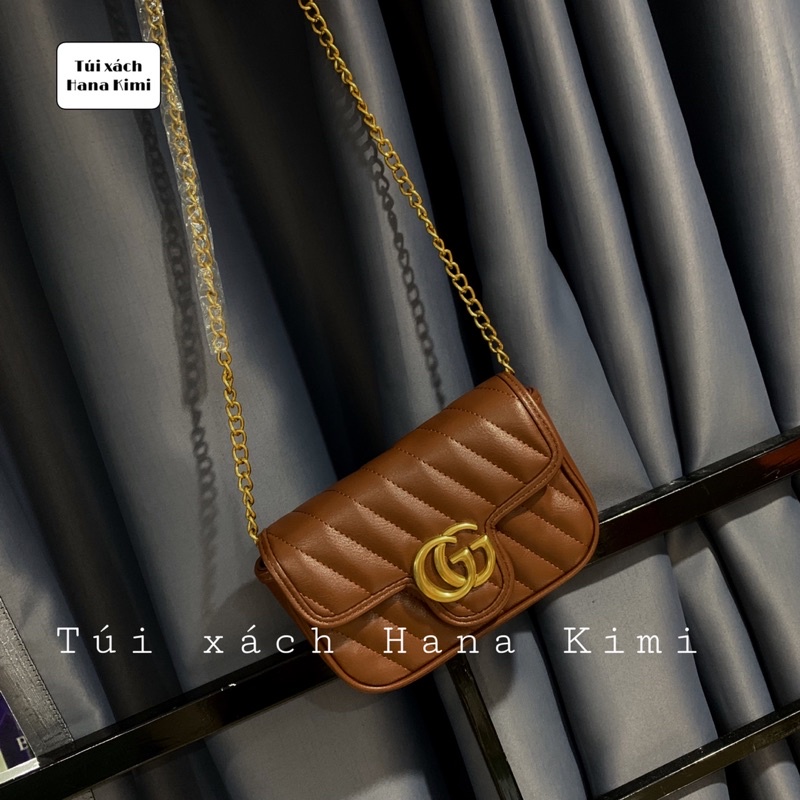 Túi đeo chéo nữ G Marmont matelassé size mini 18 Full hộp