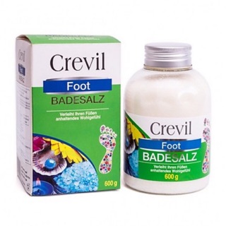 Muối Ngâm Chân Trị Liệu CREVIL Foot Badesalz 600g nhập khẩu Đức