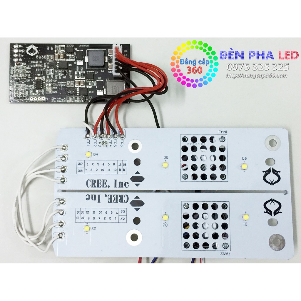 Nâng cấp pha led 2 tầng AB125- OlightVN