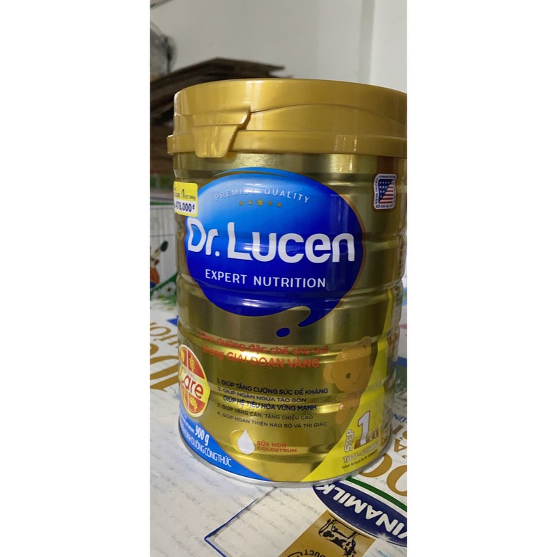 Sữa Dr. Lucen Colostrum Step 1-2 loại 900g