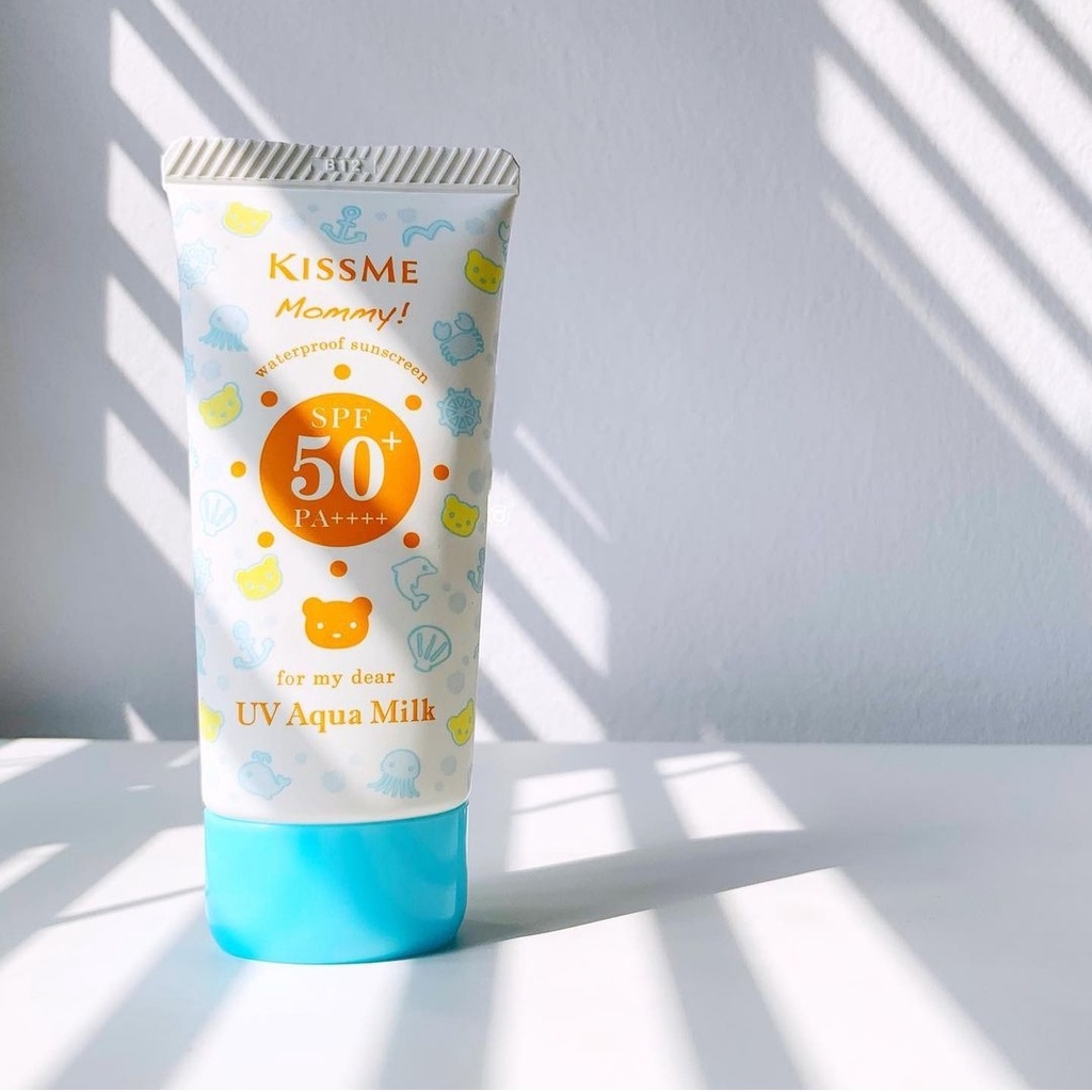 Kem chống nắng Kissme Mommy 50g cho da nhạy cảm và cho bé từ 6 tháng tuổi