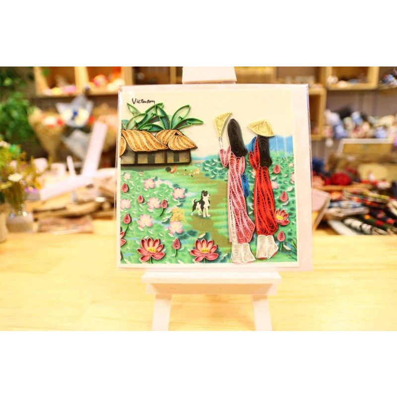 THIỆP QUILLING, thiệp handmade VIÊT NAM