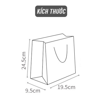 Túi đựng quà giấy sang trọng, Túi gấu gói quà nhiều màu đẹp