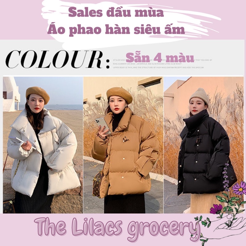 [Có sẵn] Áo Phao Ấm Siêu Dày Phong Cách Hàn Quốc Nhiều Màu Cao Cổ Có Video Ảnh Thật | BigBuy360 - bigbuy360.vn
