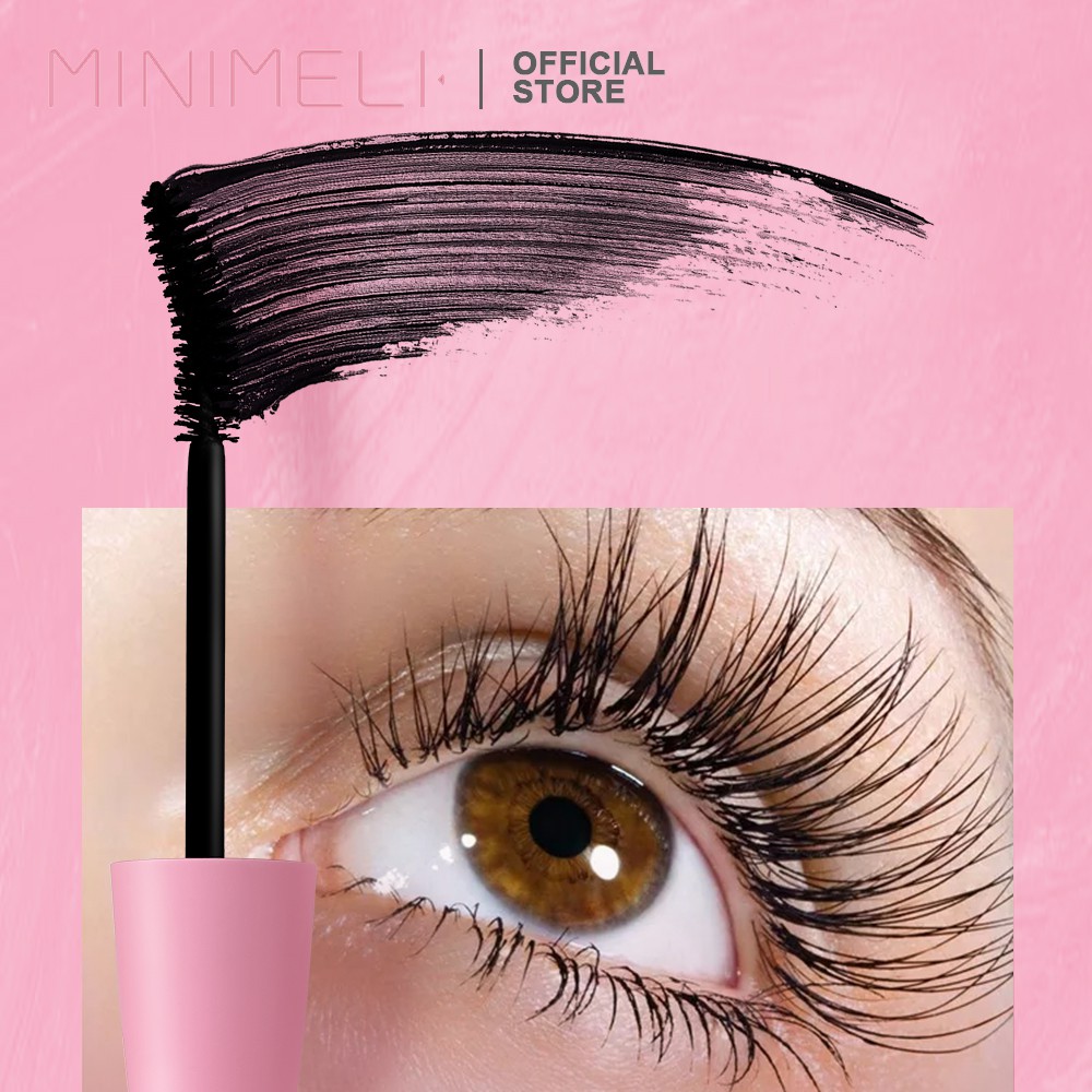 MINIMELI Mascara Màu Đen Chống Thấm Nước Giúp Mi Dày Ấn Tượng 30g