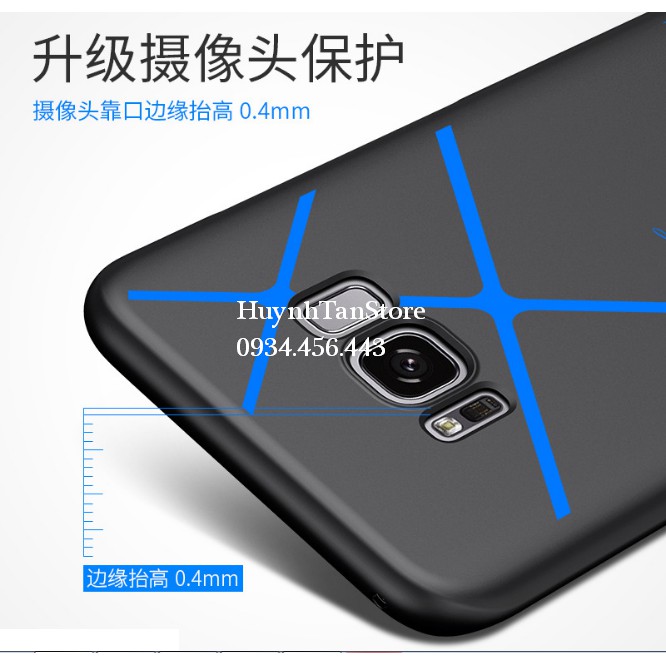 Ốp nhựa samsung s8 _ Nhựa full cạnh tia chéo và chữ kí hàng cao cấp chính hãng