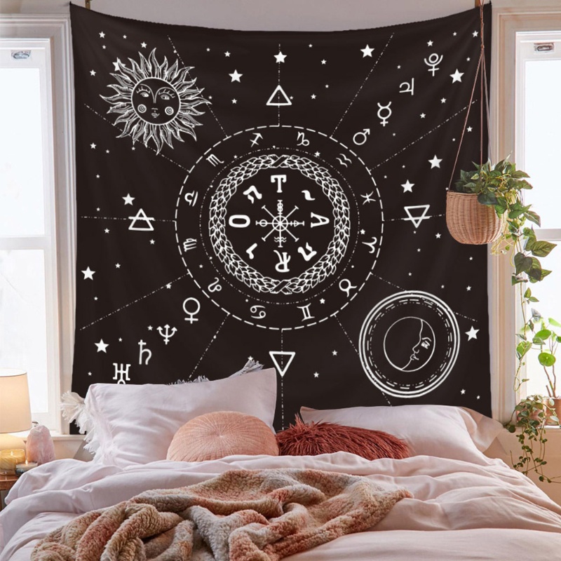 Thảm Trải Bàn Bài Tarot Altar Tarot Psychedelic Độc Đáo