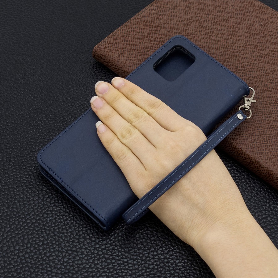 ốp lưng samsung a71 A51 Bao da điện thoại chất liệu da cừu màu trơn cho | BigBuy360 - bigbuy360.vn