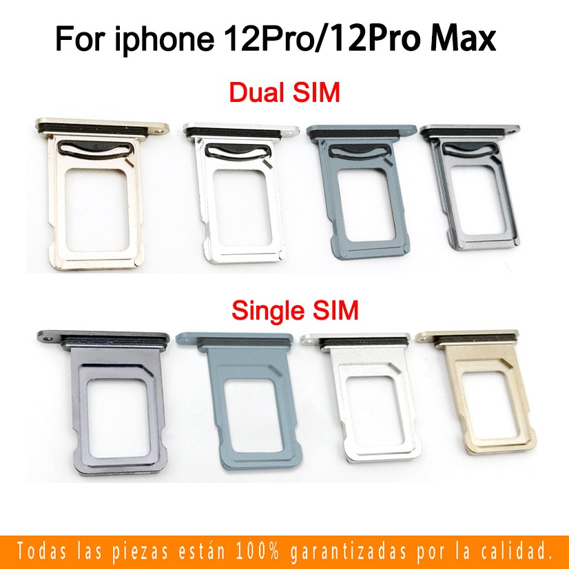 Khay Đựng Thẻ Sim Điện Thoại Hai/ Đơn Thay Thế Cho iphone 12 mini 12Pro 12 Pro Max