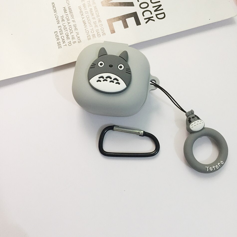 Vỏ Bảo Vệ Hộp Sạc Tai nghe không dây Samsung Galaxy buds 2 / buds live / buds Pro TWS Hình Chó / Mèo Hoạt Hình Dễ Thương