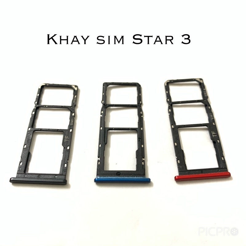 Khay sim Vsmart star 3 (V330) Zin New chính hãng Đen,Đỏ,Xanh