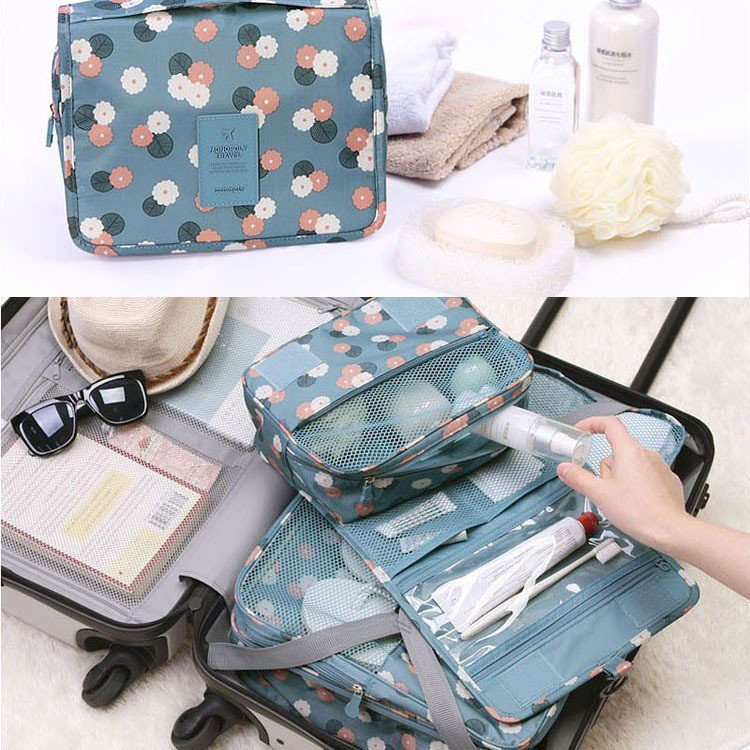 Túi đựng mỹ phẩm du lịch có móc treo tiện lợi Travelkit, túi đựng đồ makeup, comestic bag