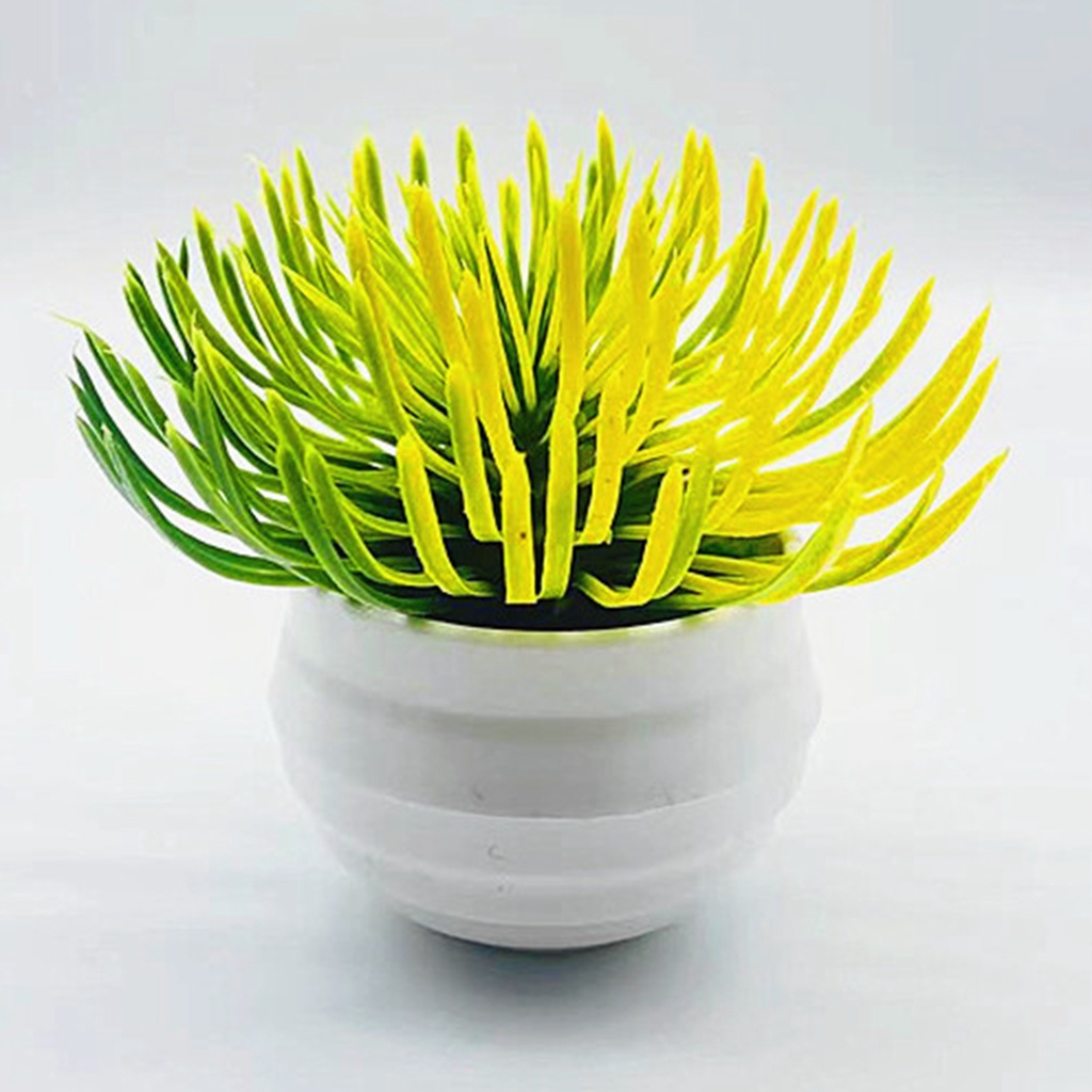 Chậu Cây Bonsai Nhân Tạo Bằng Nhựa Sống Động Để Bàn Trang Trí