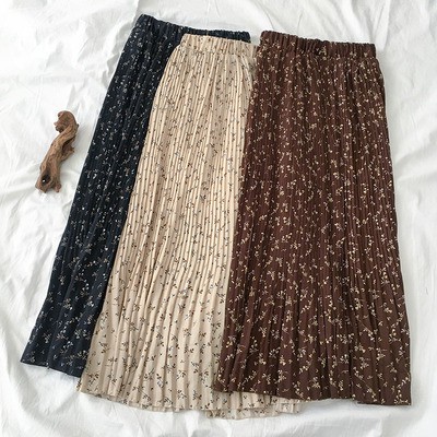 Chân Váy maxi In Hoa Thời Trang Hàn Quốc Mới