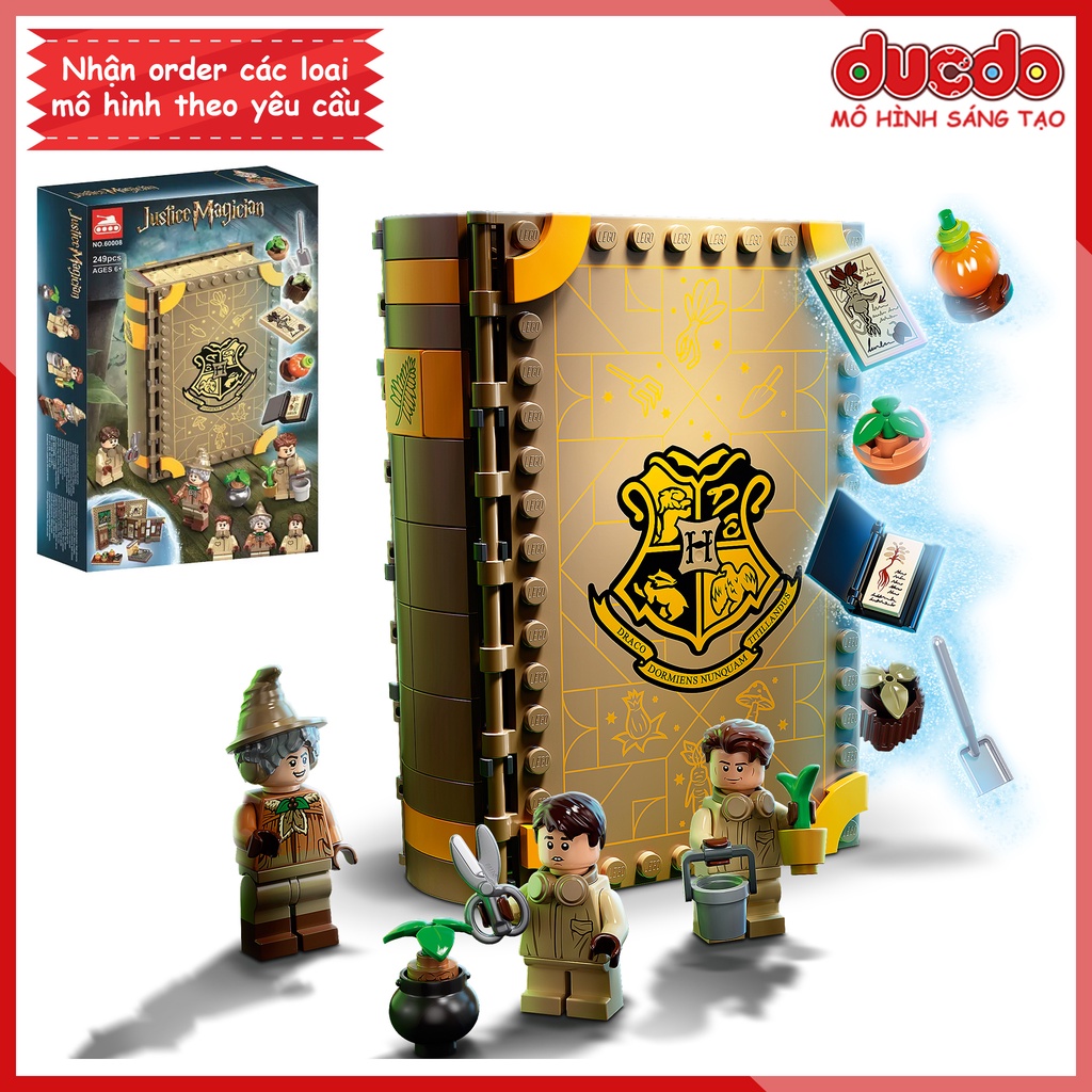 87082 Lắp ghép Harry Potter Hogwarts Moment: Herbology Class - Đồ chơi Xếp hình Mô hình 76384 BLA LRI TANK 60008