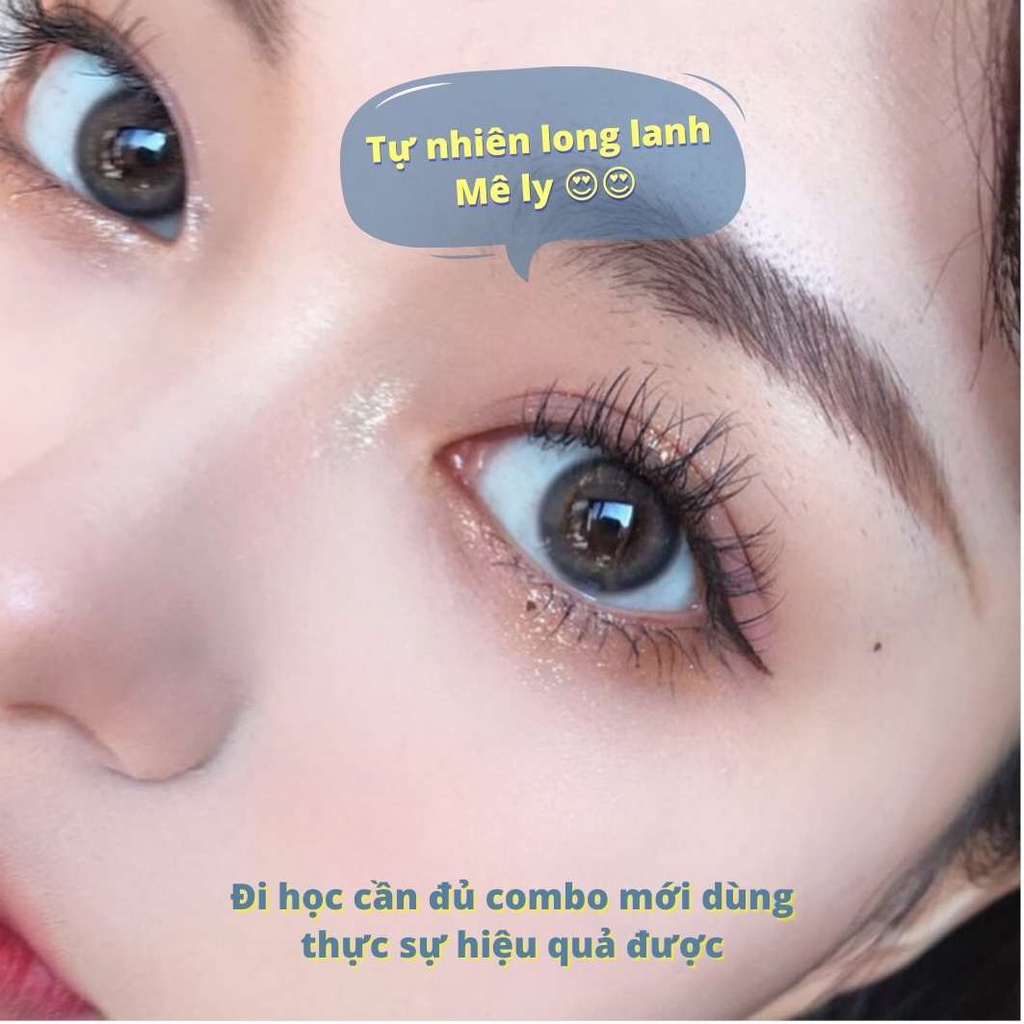 Lens xám cận tự nhiên không giãn tròng kèm khay dụng cụ đeo Spanish Gray - Kính áp tròng dành cho mắt - Qadlenses