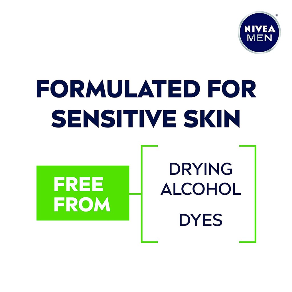 Gel cạo râu mát lạnh cho da nhạy cảm NIVEA Men Sensitive Cooling Shaving Gel 198g (Mỹ)