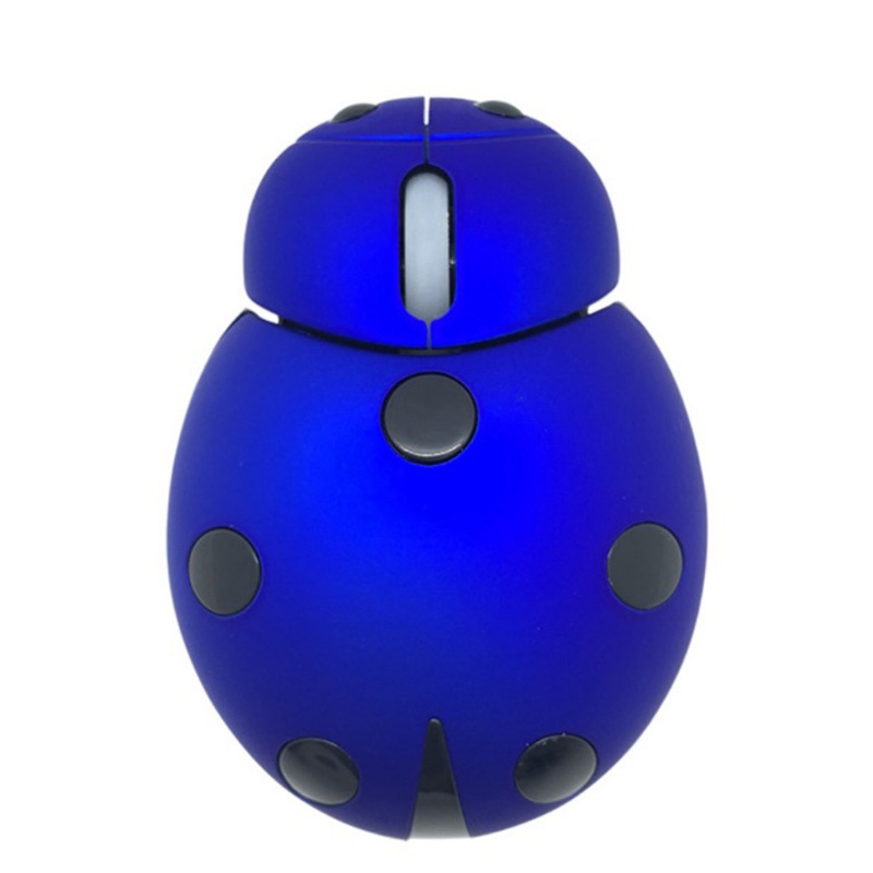 Chuột Máy Tính Không Dây 3 Nút Bấm Họa Tiết Bọ Rùa Hoạt Hình