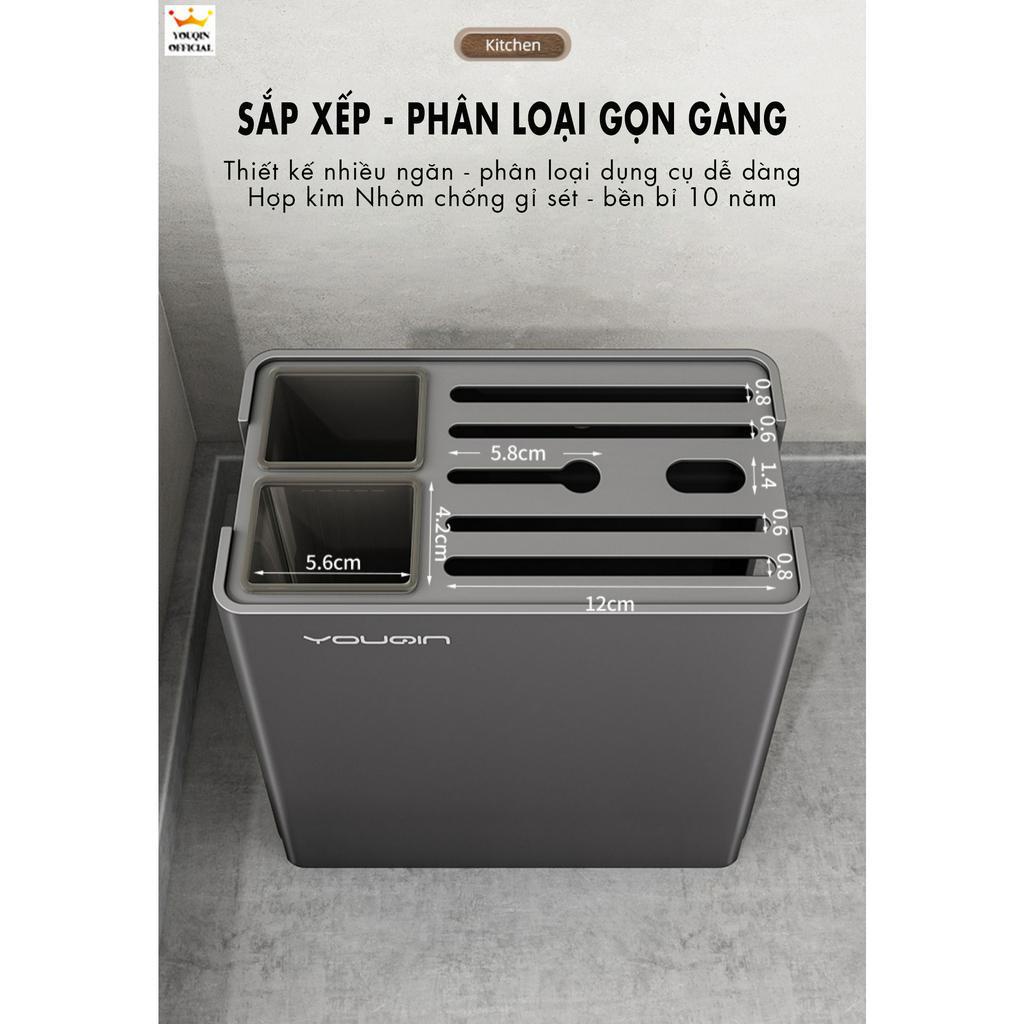 Hộp Đựng Dao, Đũa Muỗng Cao Cấp Dán Tường - YouQin