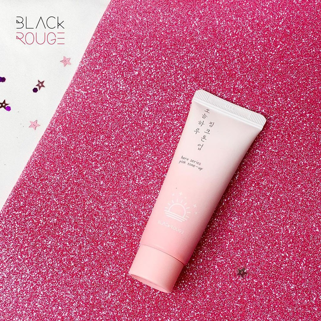 Kem Nâng Tông Da Black Rouge Trắng Hồng Tự Nhiên Haru Series Pink Tone Up 45ml