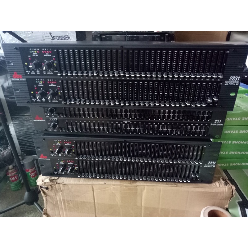 Lọc Xì DBX 2231 - Equalizer EQ 2231 Cao Cấp, 62 Cần Lọc âm