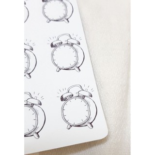 Tờ Bullet Journal sticker: đồng hồ