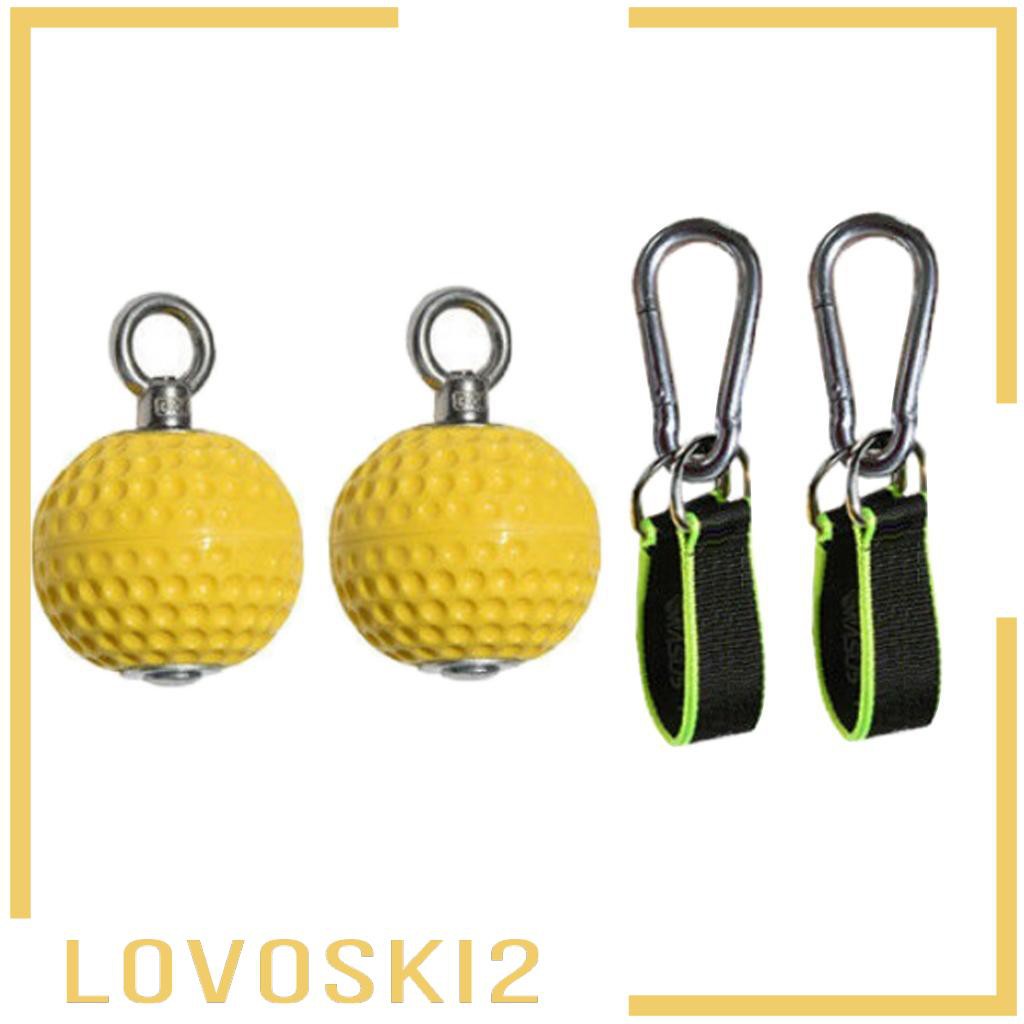 [LOVOSKI2] Non-Slip Pull-up Grip Ball Arm Back Muscles Climbing Rock Hold Trainer Strap