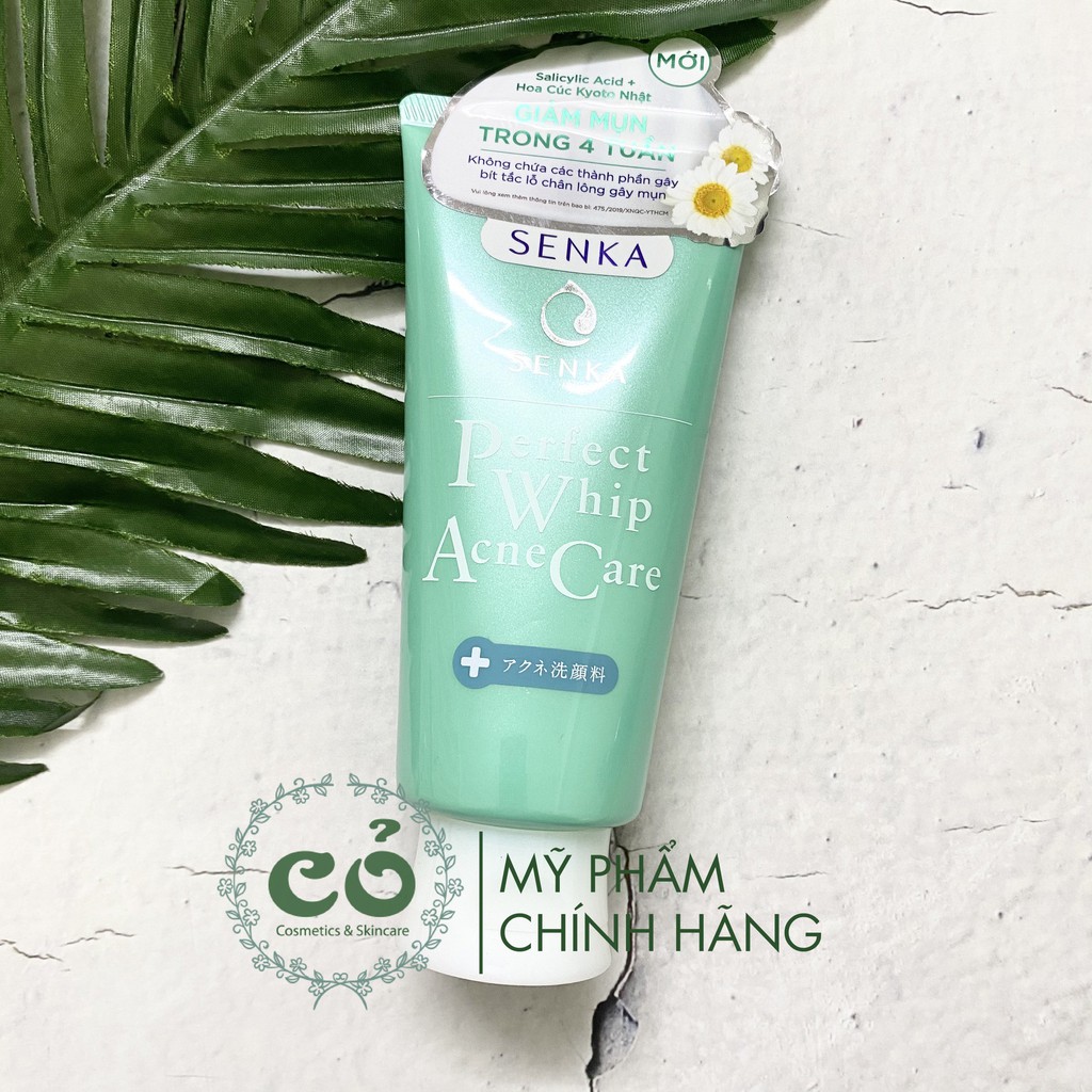 Sữa rửa mặt ngăn ngừa mụn Senka Perfect Whip Acne Care 100g | BigBuy360 - bigbuy360.vn