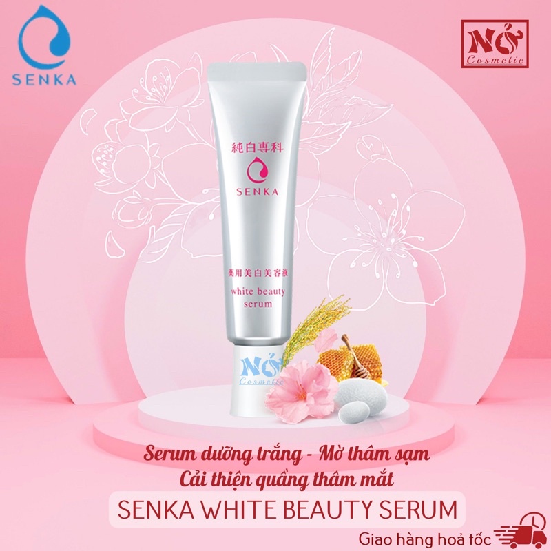 Tinh Chất Serum Dưỡng Trắng Da ,giảm thâm nám tàn nhang  SENKA 35g Nhật Bản