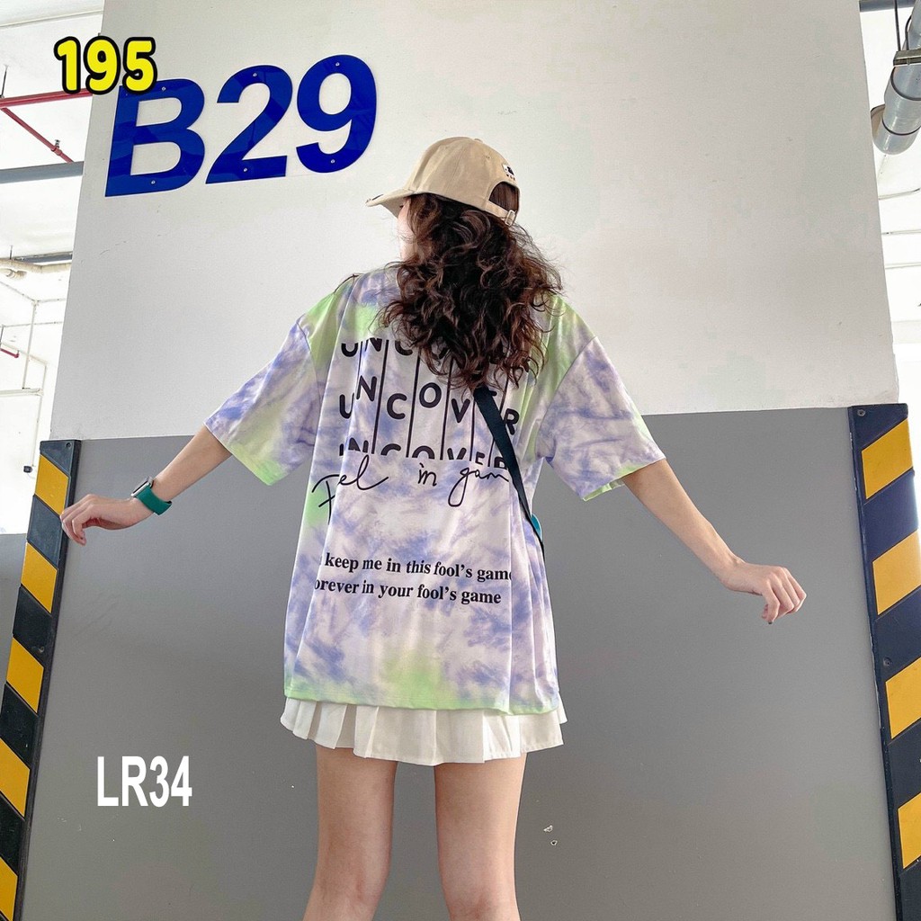 Áo thun loang màu 𝑭𝒓𝒆𝒆𝒔𝒉𝒊𝒑 Áo phông unisex LR34 {nhiều mẫu} vải cotton xượt poli co giãn thấm hút tốt, không xù lông
