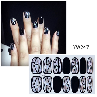 Miếng dán móng tay Sequin - Nail Wraps (14 miếng dán khô)